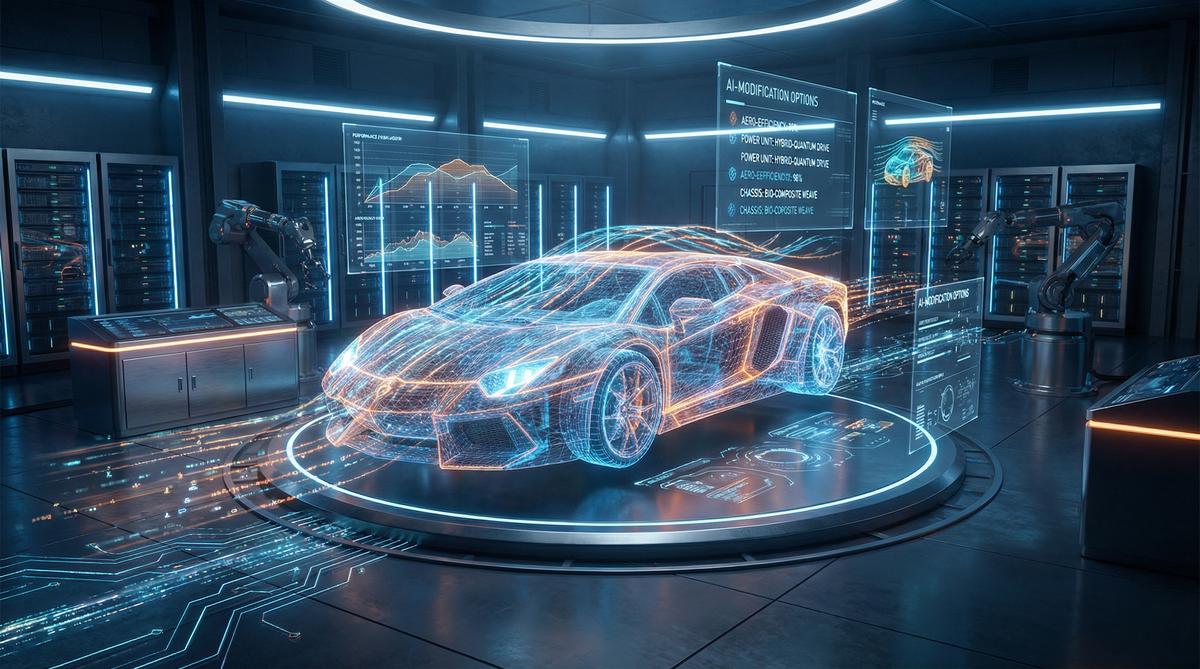 青柠视频AI汽车改装视频技术展示